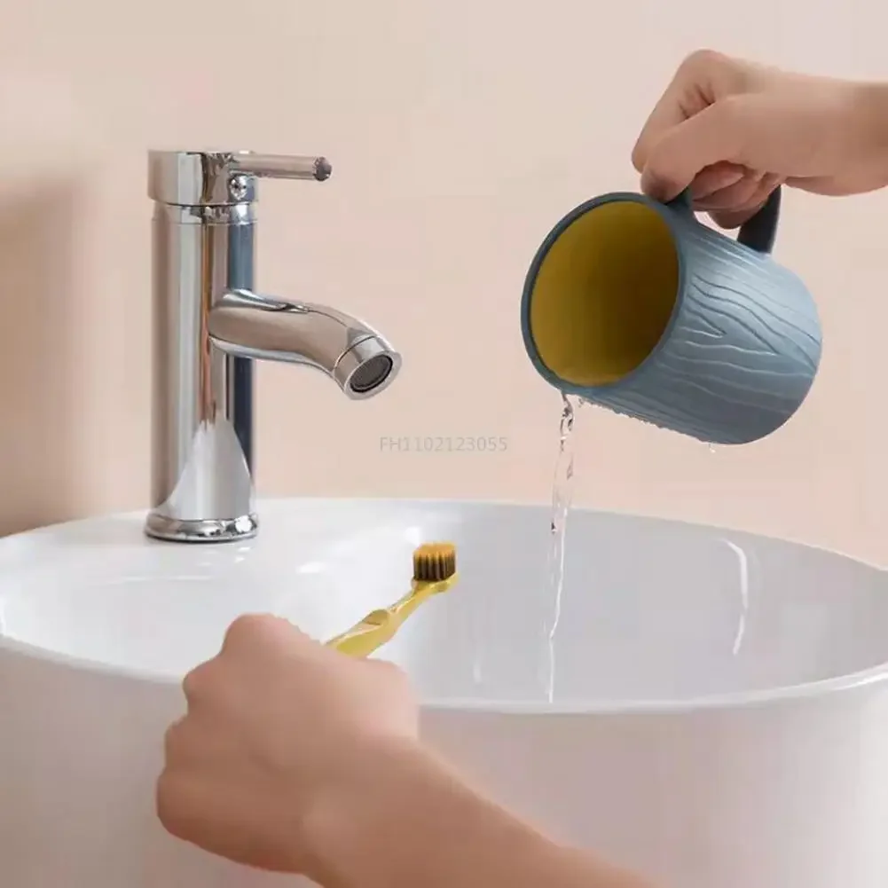 1Pcs Washing Cup Toothbrush Holder Portable Couple Washing Mouth Cups Plastic Toothbrush Cup  Bathroom Accessories