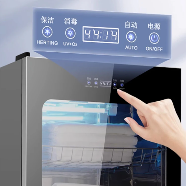 Commercial 600L Hotel Ozone Towel Clothes Triple Sterilizer Ozone UV Disinfection Cabinet