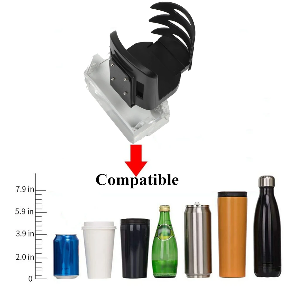 스즈키 지미 JB64 JB74 2019-2024 자동 인테리어 액세서리에 대한 자동차 워터 컵 병 홀더 브래킷 음료 컵 스탠드 주최자