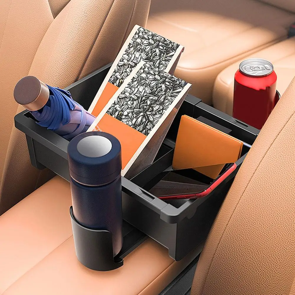 

Автомобильный ящик для хранения, многофункциональный автомобильный центральный подлокотник, скрытая коробка, подставка для чашек, консоль, органайзер, коробка для автомобильных аксессуаров X3I3