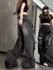 Niche Design Jeans, High Street Heavy Industry Wide Leg Pants, High-end Floor Length Pants, Trendy Brand Women's Jeans 5