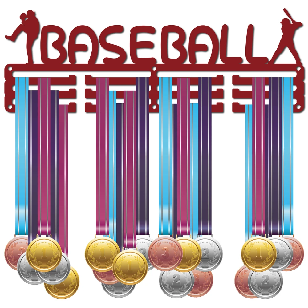 

Medal Holder Baseball Sport Medals Display Wall Mount Hanger Medal Holders for Badge Medalist Runner Swim Gymnastic Medals