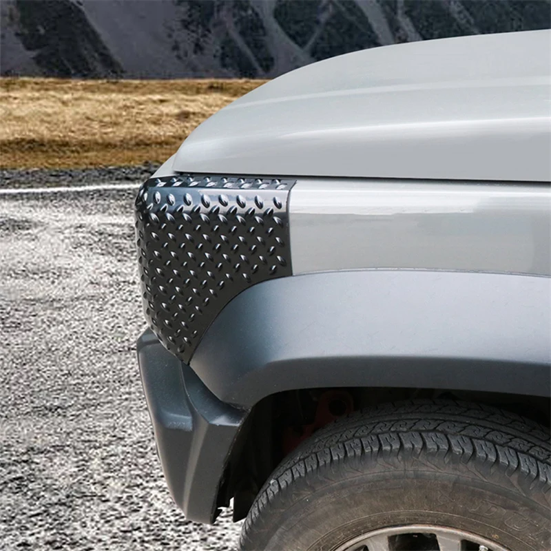 Adesivo per auto per Suzuki Jimny JB74 2019-2023 parafango anteriore posteriore portellone posteriore angolo avvolgere decorazione copertura di protezione Trim Corner Sticker  34