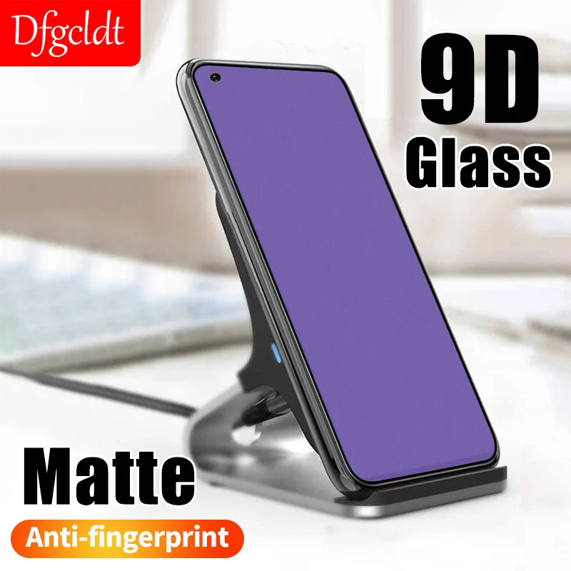 

No fingerprint Matte Tempered Glass for One Plus Nord 2 2T N200 CE 2 Screen Protector Oneplus 10R 9RT 7T 6T 8T Protective Film