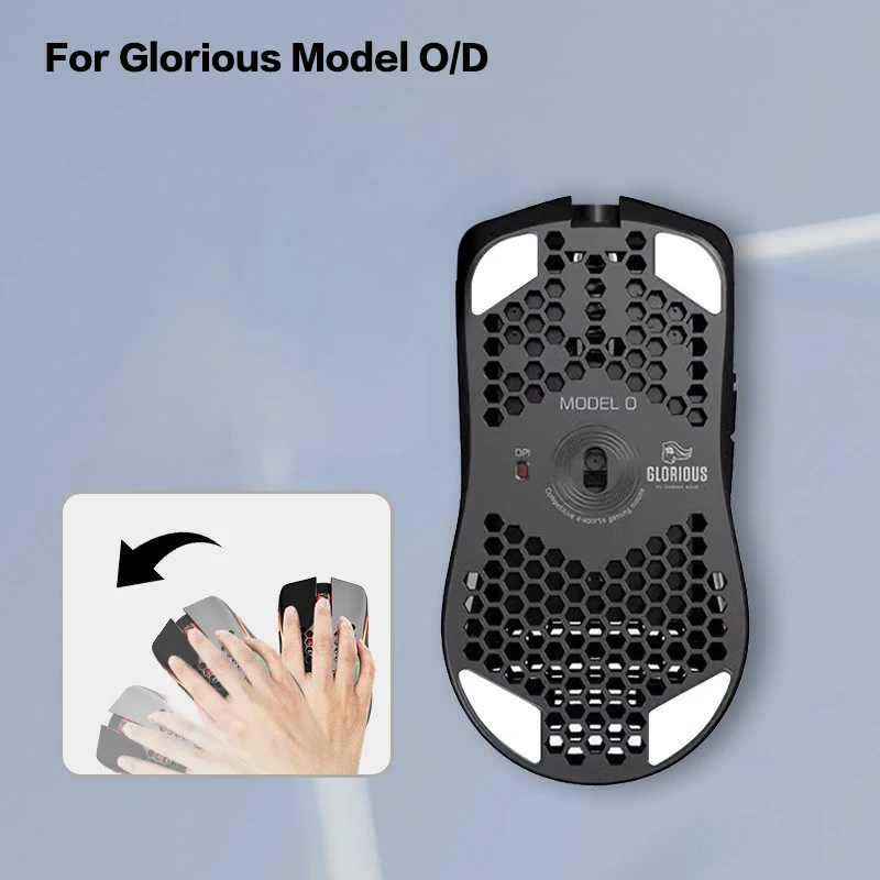 Replacement Mouse Foot Sticker Anti-Slip Mouse Skates Pad for Glorious Model O/Model D Gaming 1 Set