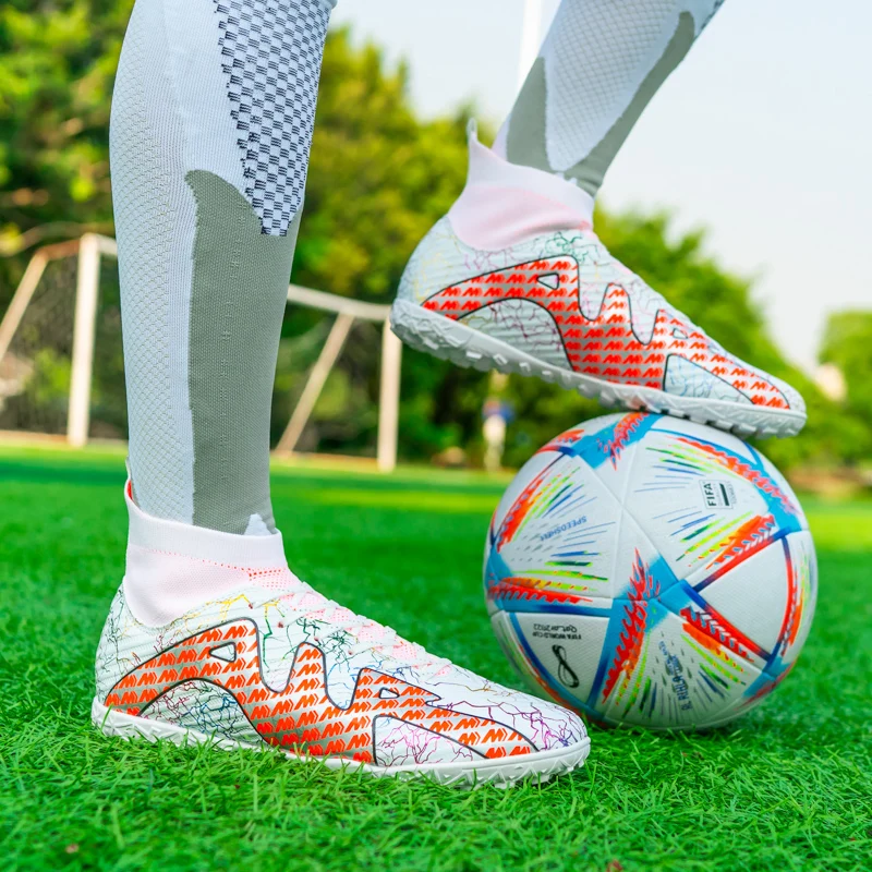 Chaussures de Football Homme High Top Spike Profession Athlétisme