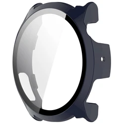 Enhanced Sport Watch Case with 9H Tempered Glass Protector (Dark Blue)