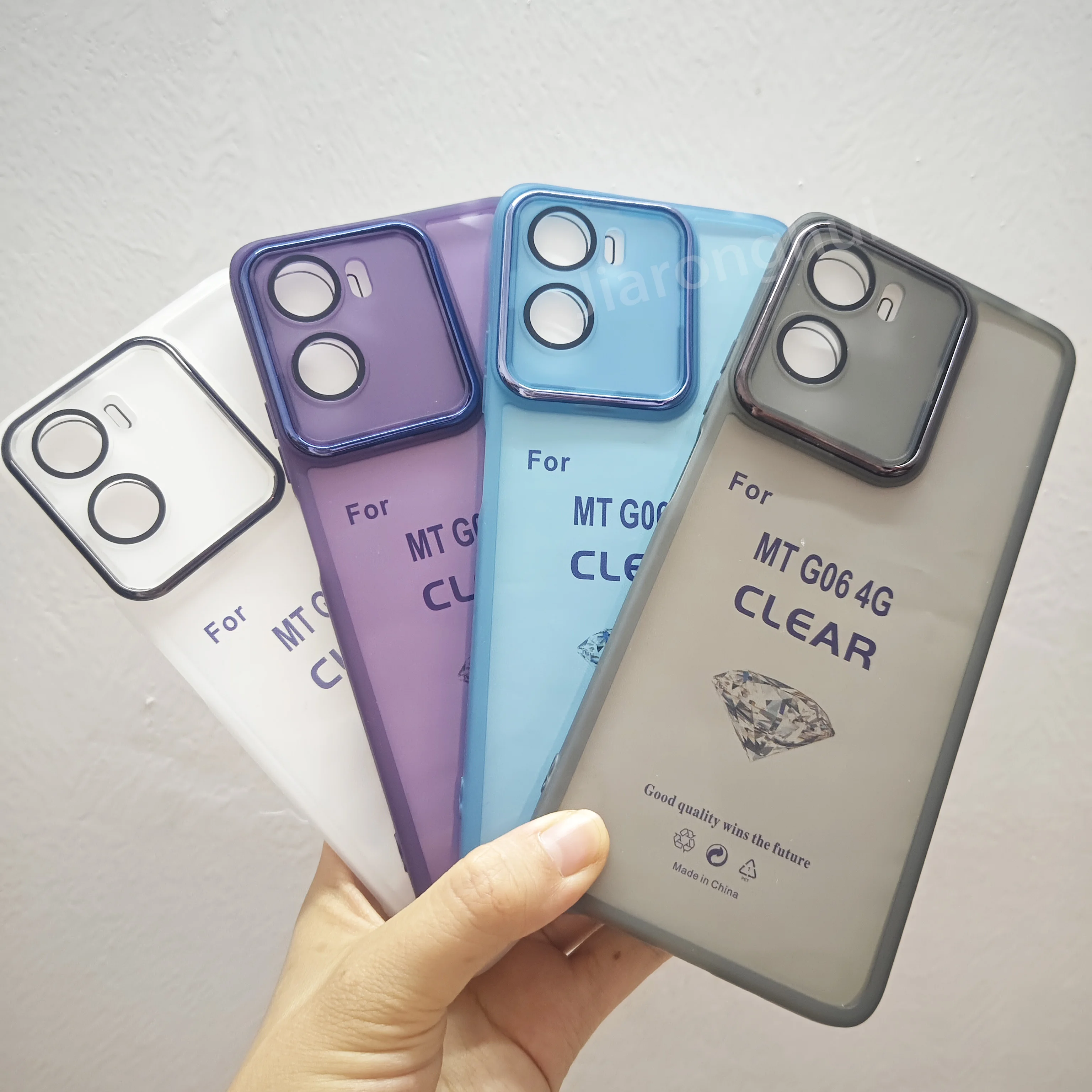 Enhanced Shockproof Silicone Back Cover with Plating