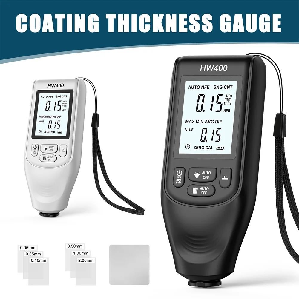 【Direct-sales】 HW400 Car Paint Coating Thickness Gauge 0-2000UM High ...