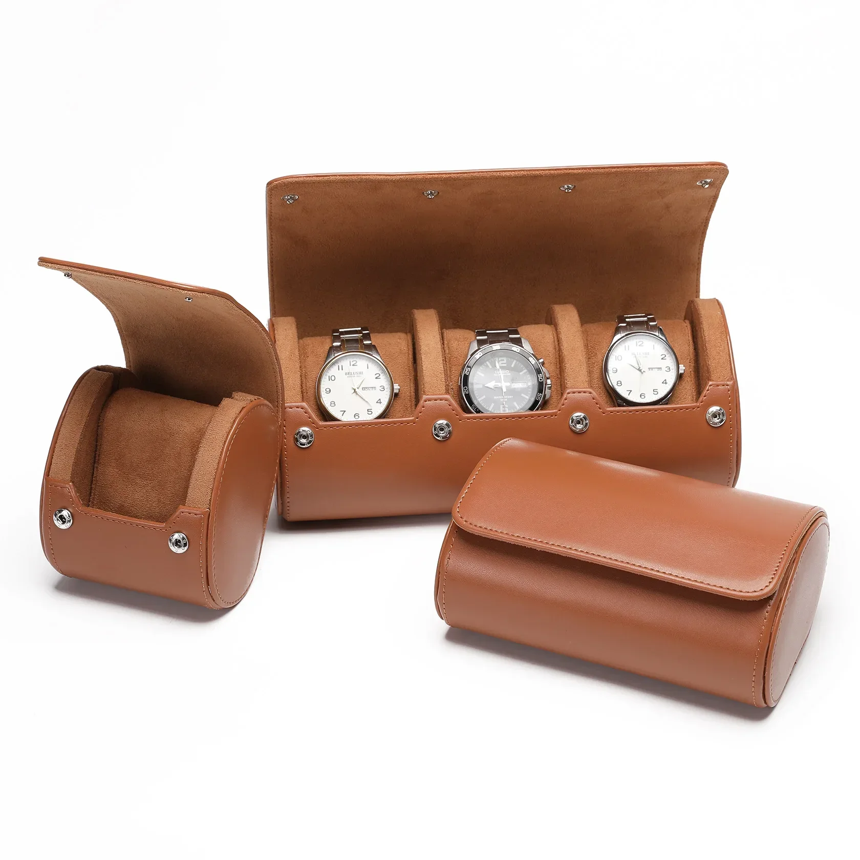 Watch Storage Box Watch Storage Bag Watch Storage Pouch 1/2/3 Slots Sliding Watch Pillow Card Insert Travel Storage