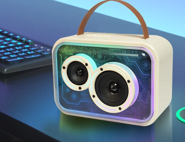 

Настольный сабвуфер 646524fzbhhg135454rtable, цветной стальной пистолет, Bluetooth мини-динамик