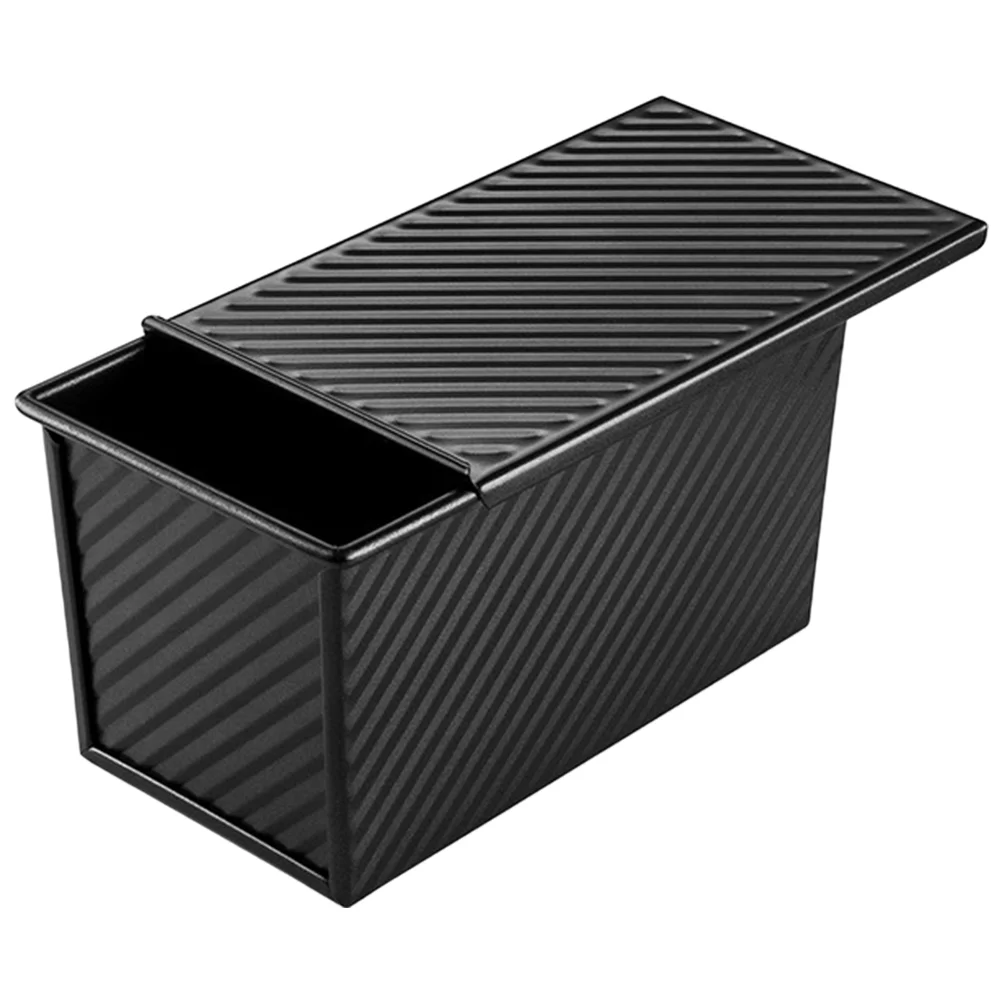 

Kitchen Nonstick Quick Release Bread Loaf Pan With Lid Loaf Pan With Lid Bread Loaf Pan Bread Pan for Baking Home Kitchen DIY