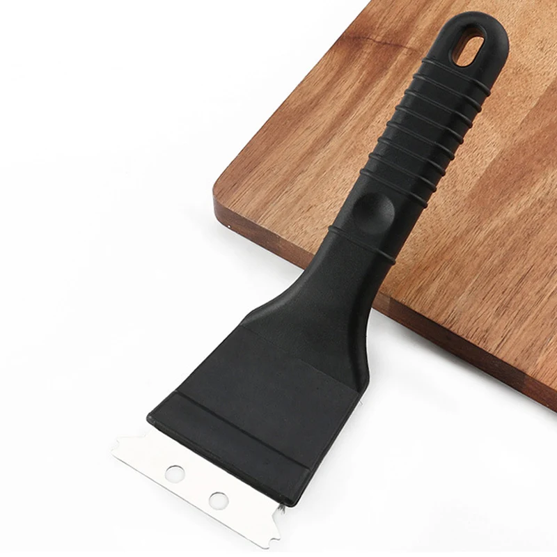 Stainless Steel Barbecue Brush Grill Cleaning Wire Brush with Scraper BBQ Cleaner Accessories For Outdoor Camping