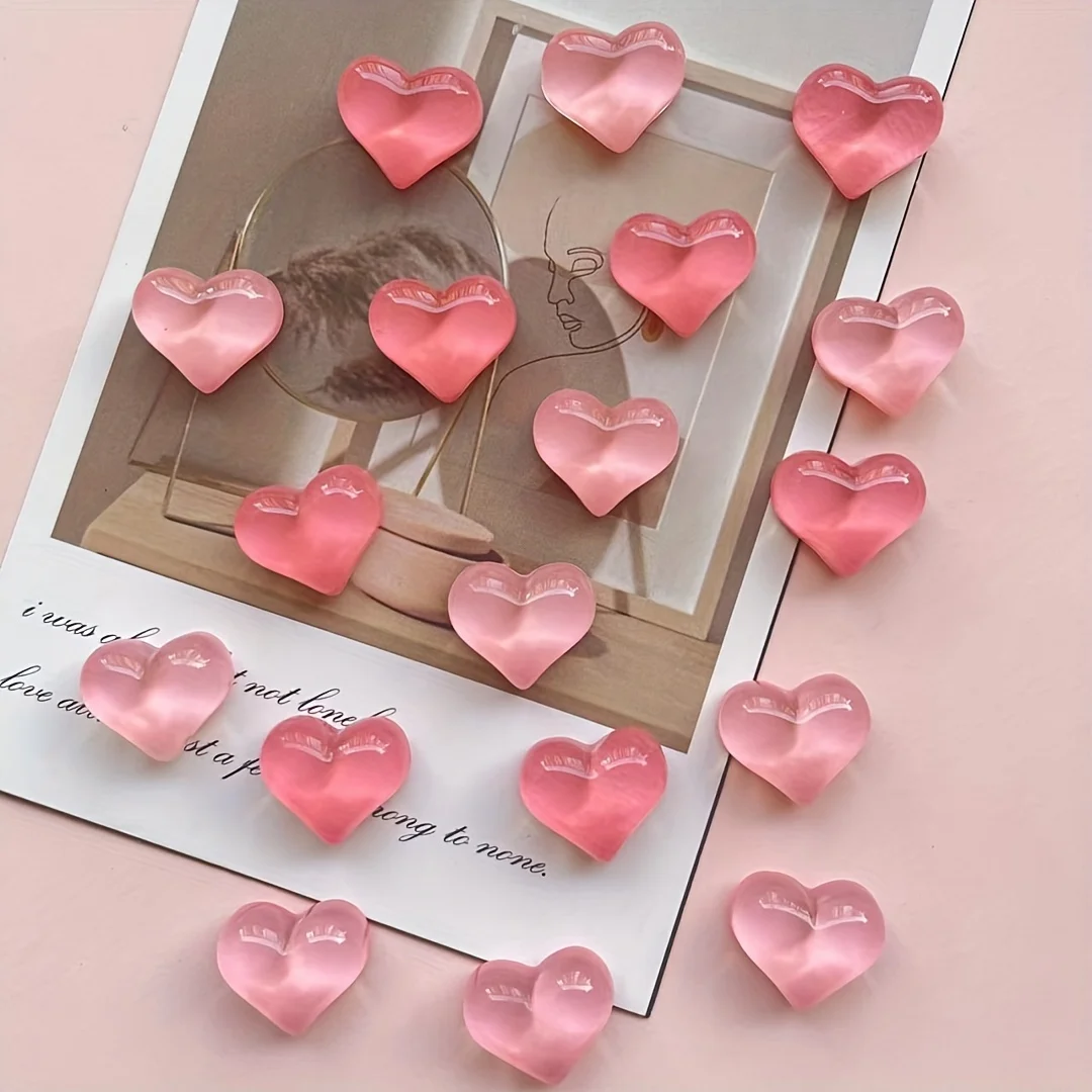 Heart Resin Fridge Magnets 3