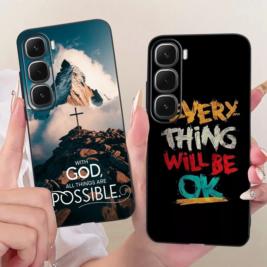 Enhanced Black Silicone Soft Phone Case with Cool Dragon, Wolf, and Tiger Design