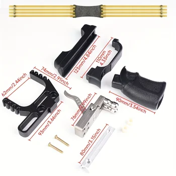 Set di strumenti fai-da-te da cinque pezzi Set di accessori professionali per la caccia all'aperto Set di accessori per il montaggio di fionda portatile multifunzionale
