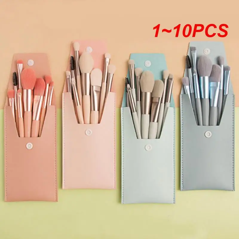 

Набор кистей для макияжа XJINGSoft, 1-10 шт., для теней для век, основы, женские косметические кисти, кисти для пудры, румян, Кисть для макияжа, инструмент для красоты
