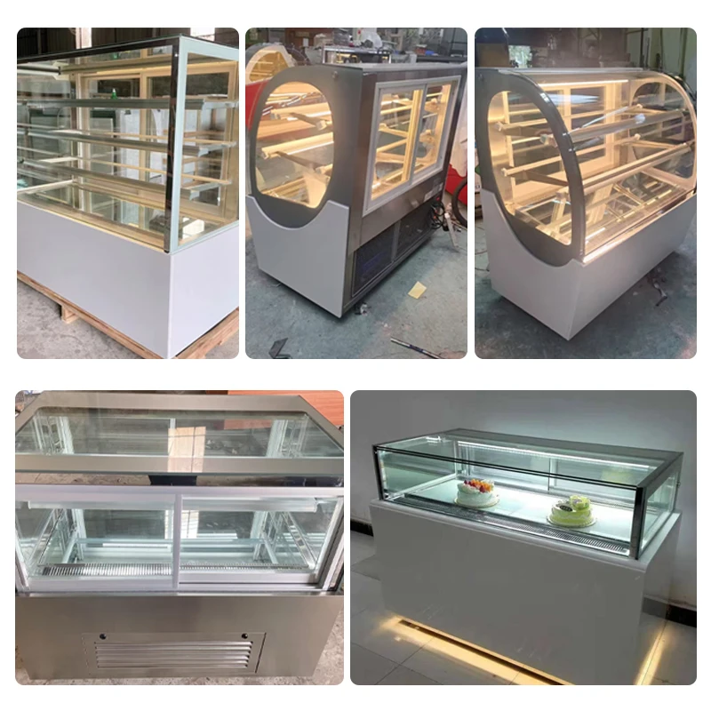 Restaurant Kitchen Machine Refrigerated Cake Showcase Cake Fridge Cooler Display Case - Image 6