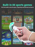 DATA FROG Y2 Fit 4K Game Stick Console somatosensorielle rétro intégrée plus de 1000 jeux NES Console de jeu vidéo sans fil TV Dendy 3