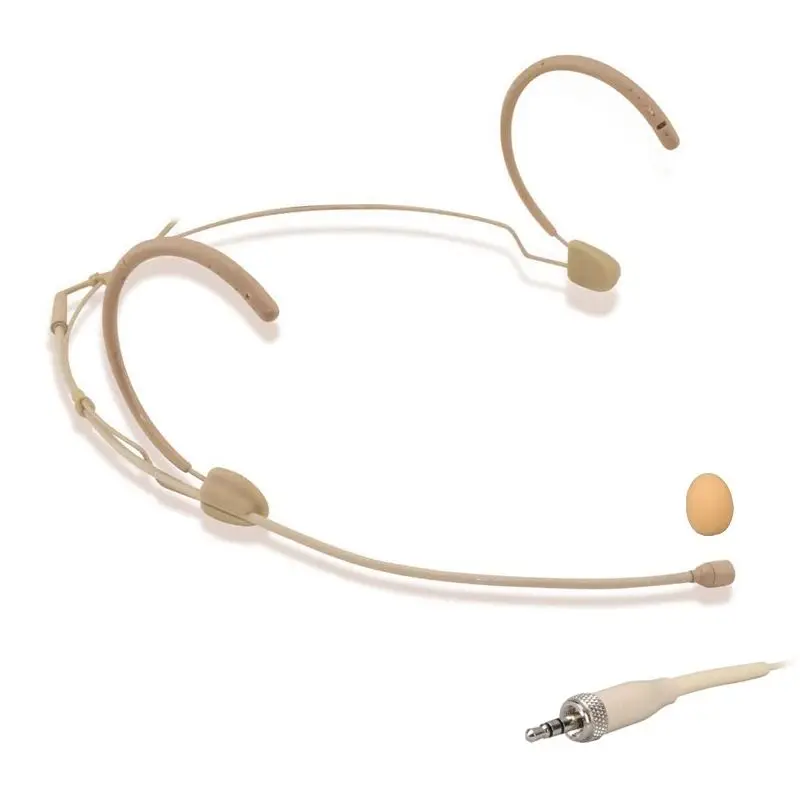 Hps2 Forte Cavo Auricolare Microfono Per Sennheiser G2 G3 G4 G5 Beltpack Sistema Wireless Omnidirezionale Headmic