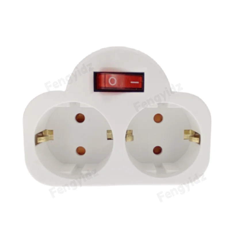 European Conversion Plug 1 TO 2 1to 3 Way Socket Adapter EU Standard 16A Travel Plug Extended socket plug adapter,eu plug adapter,wall socket extender,power adapter,socket extender,eu socket converter,power plug adapter,plug converter