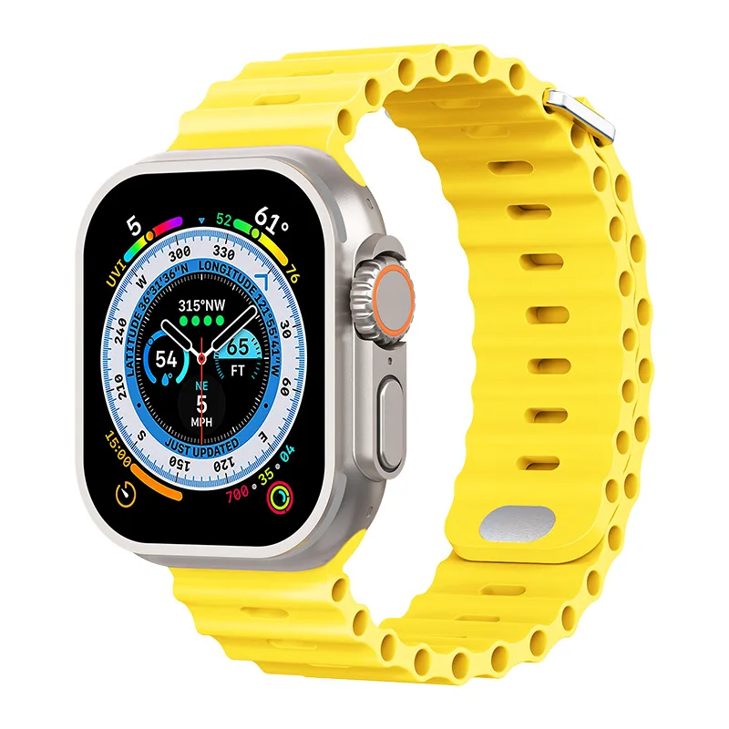 Breathable Silicone Strap for Smartwatch - Multiple Sizes