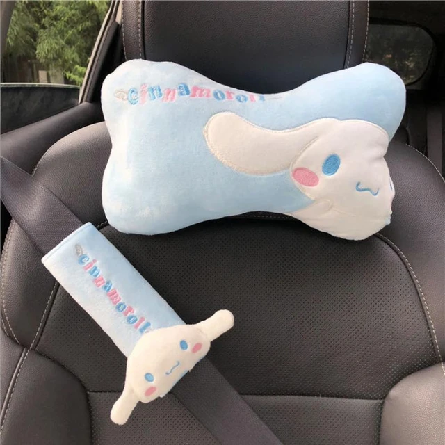 Cinnamoroll Neck Headrest Pillow Car  Sanrio Cinnamoroll Car Pillow -  Anime Plush - Aliexpress