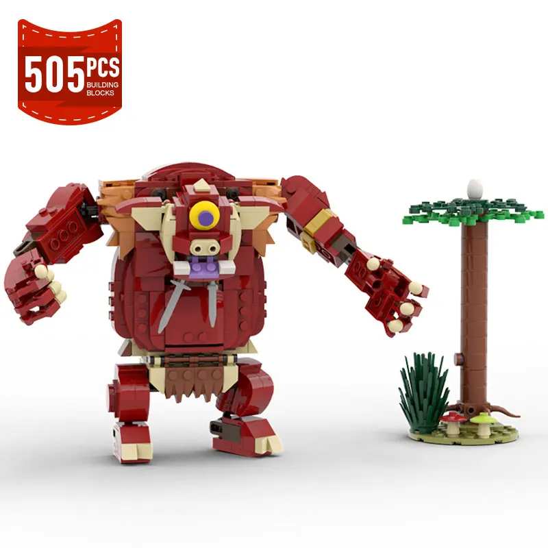 

MOC Zeldaed Action Figures Hinoxed Model Building Blocks Set Game Series Forest Ogre Giant Monster Bricks Assemble Toys Gifts