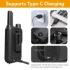 2/4pcs Baofeng T18 Mini Walkie Talkie PMR446MHz Long Range Rechargable Portable Kids Two Way Radio USB Charger For Camping Trip 4