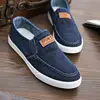 Men's Casual Shoes Breathable Canvas Denim Sneakers Men Walking Flats 2022 Spring Summer Lightweight Slip-on Loafers Shoes Man 2
