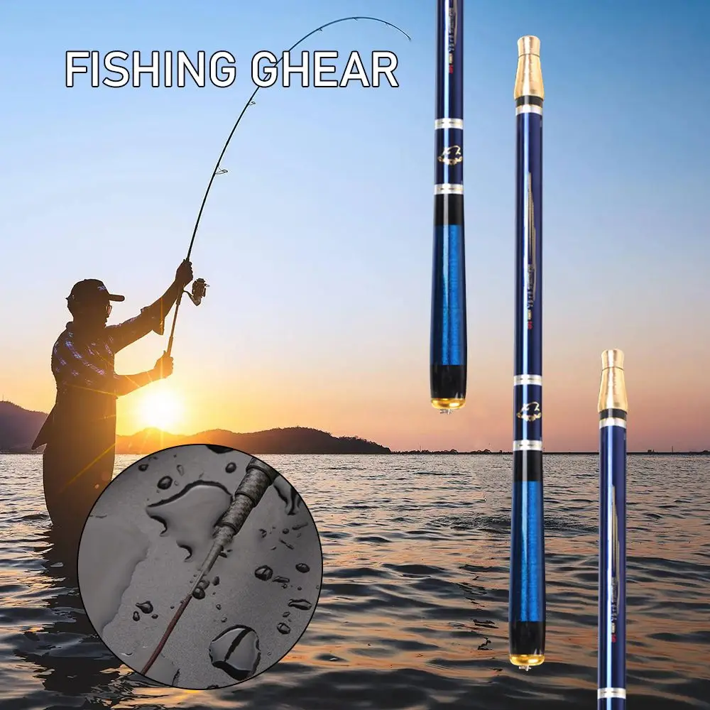 

1 pcs Ultralight Telescopic Fishing Rod SuperHard Carbon Fiber Stream Lake Hand Pole Carp Feeder Portable Fishing Rods Tackle
