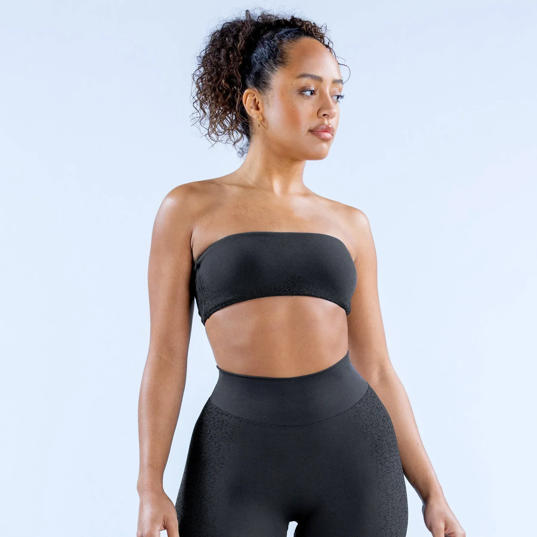 Women Yoga Bra Sports Boob Top Bandeau Bra Padded Crop Tube Top Push-up Seamless Sexy Workout Gym Clothes
