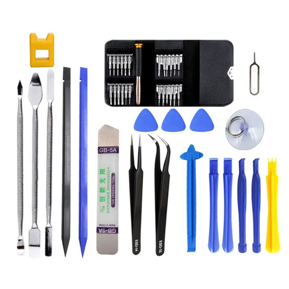 45 in 1 Kit di strumenti di riparazione del telefono cellulare con schermo LCD di apertura per il Kit di strumenti di riparazione degli occhiali da orologio per Laptop del telefono - Image 6