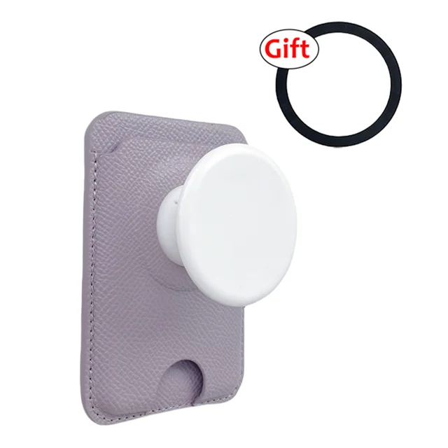 Deluxe Universal Leather Magnetic Wallet Card Holder