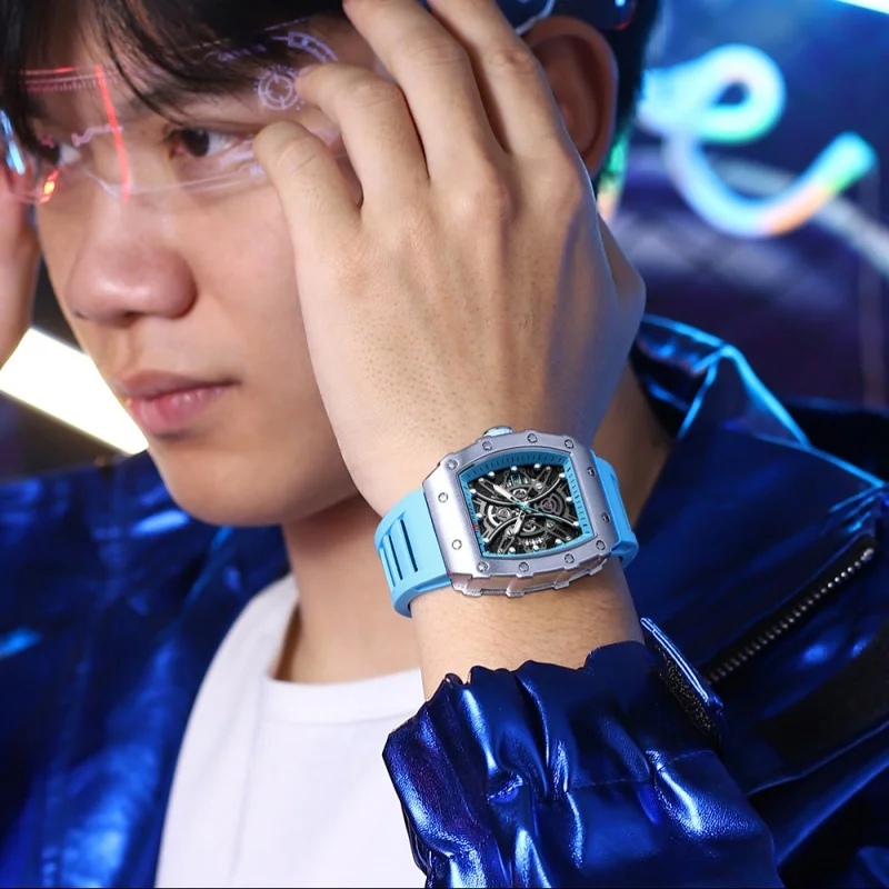 Curren *出品 CURREN 8438 Fashion Men's Quartz Watch Waterproof Silicone