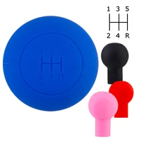 NonSlip Car Silicone Gear Shift Knob Cover Gear Shift Grip Manual Lever Knobs Case Protector Bump Stick Car Interior Accessorie 2