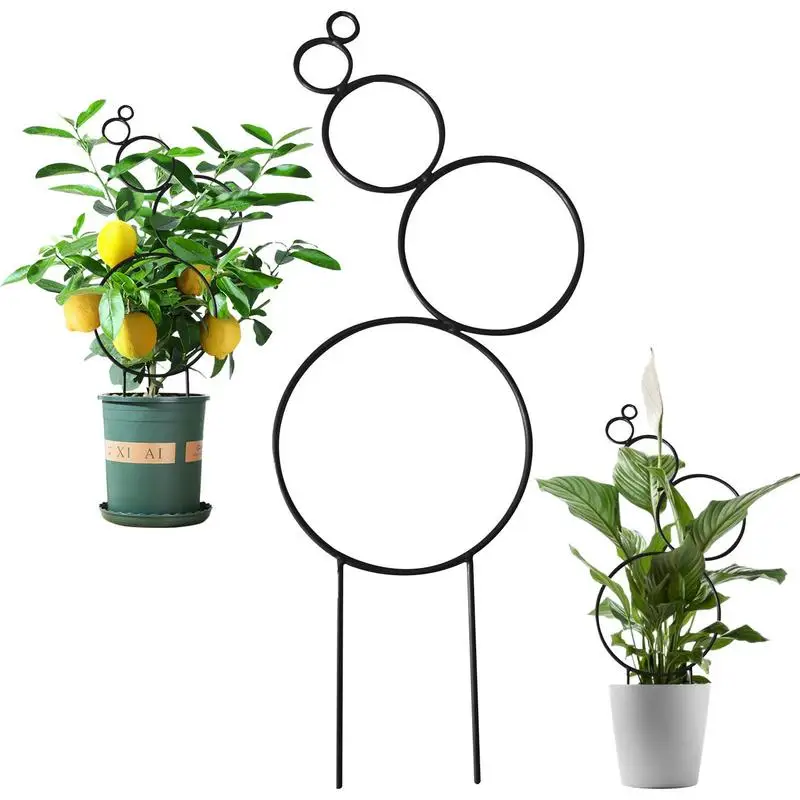Trellis For Potted Plants Indoor Small Stackable Metal Wire Houseplant Trellis For Climbing Plants Support