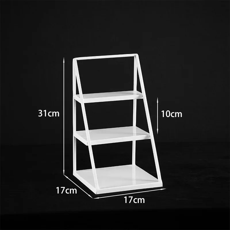 Wedding Dessert Table Decoration European Style Cake Frame Wedding Props Cake Plate Iron Dim Sum Frame Exhibition Stand