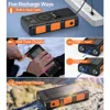 Mobile Power Bank Wireless Charger, 45800mAh, 15W Fast Charging Mobile Power Bank, 7 Outputs and 4 Inputs,Solar Portable Charger 5