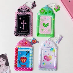 Kpop Idol Photocard Holder Keychain - Stylish Sleeve & Display Case (4PCS Set)