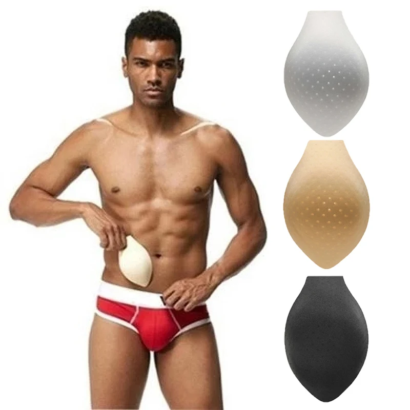 Swimsuit Protective Pouch Pad Inside Front Protection Protective Pad For Swimming Briefs Sponge Underwear Men 3Colors