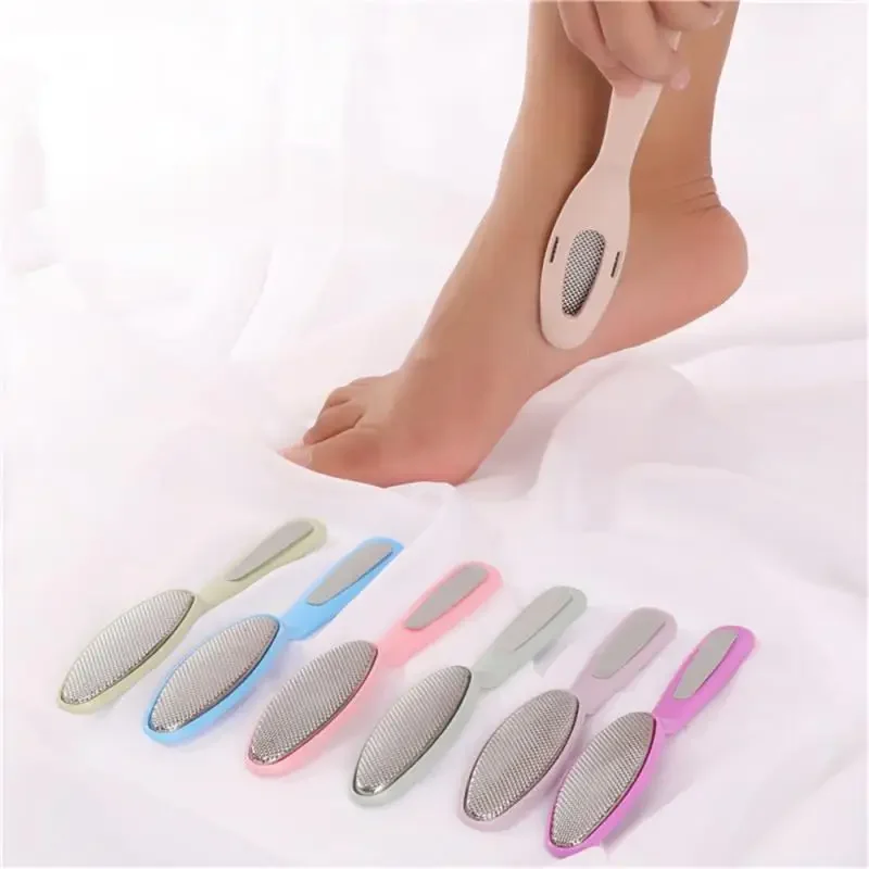 

Stainless Steel Foot Grinding Stone Heel Rubbing Stone Remove Dead Skin Calluses Foot Rubbing Board Scraping Pedicure Care Tool