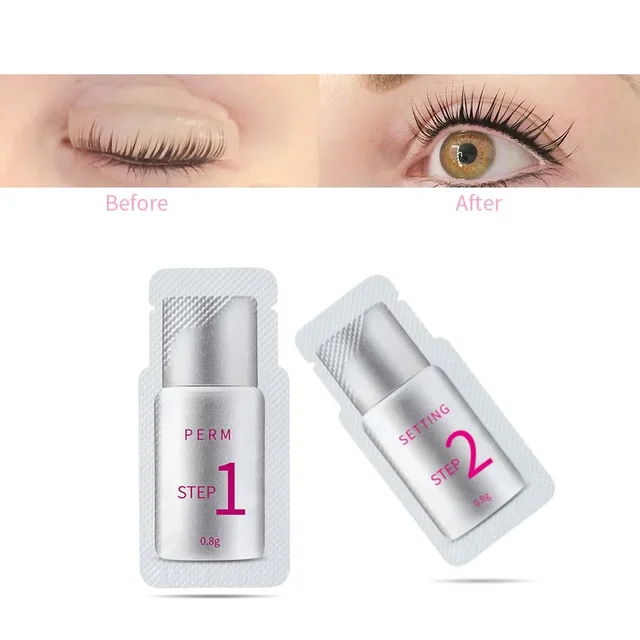 10 Paare/los ICONSIGN Lash Lift Lotion Beutel Schnelle Dauerwelle Fixierung Lotion Wimpern Lifting Curl Wimpern Make-Up-Tools