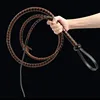 240CM Real Leather Horse Whip Bull Whip, Genuine Leather Bull Whip Cowhide Horse Riding Whip 3