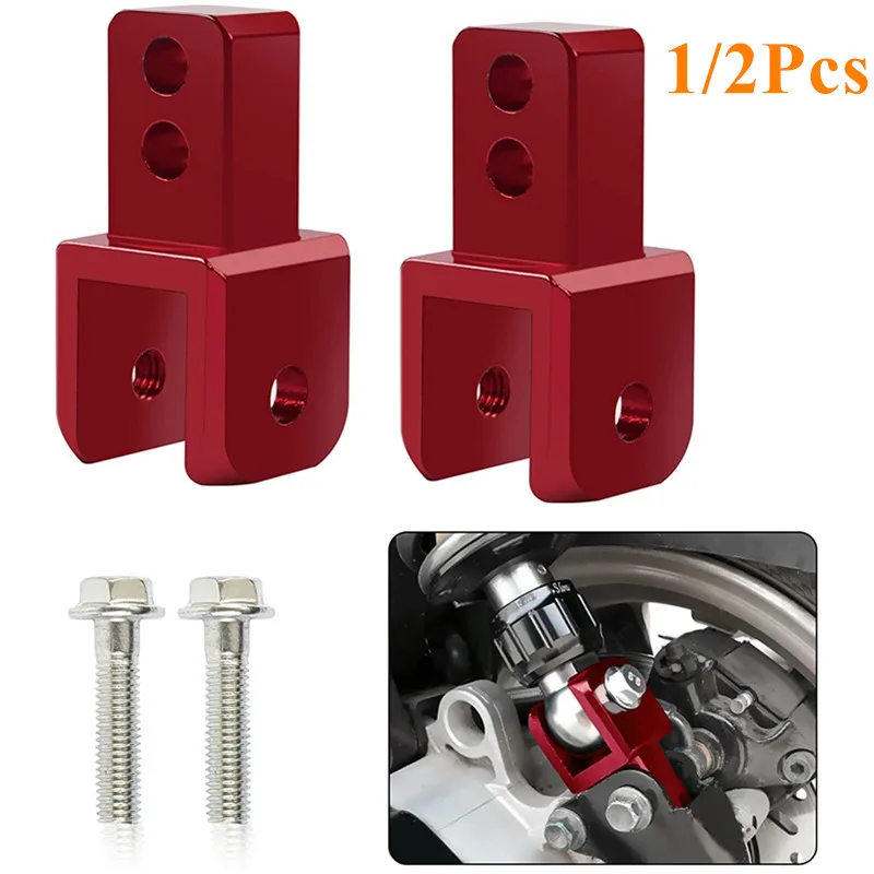 M8 Rear Shock Extender Absorbers Universal Motorcycle Riser Heightening Adapter High Damping Device Thicken Pad Chassis Extender