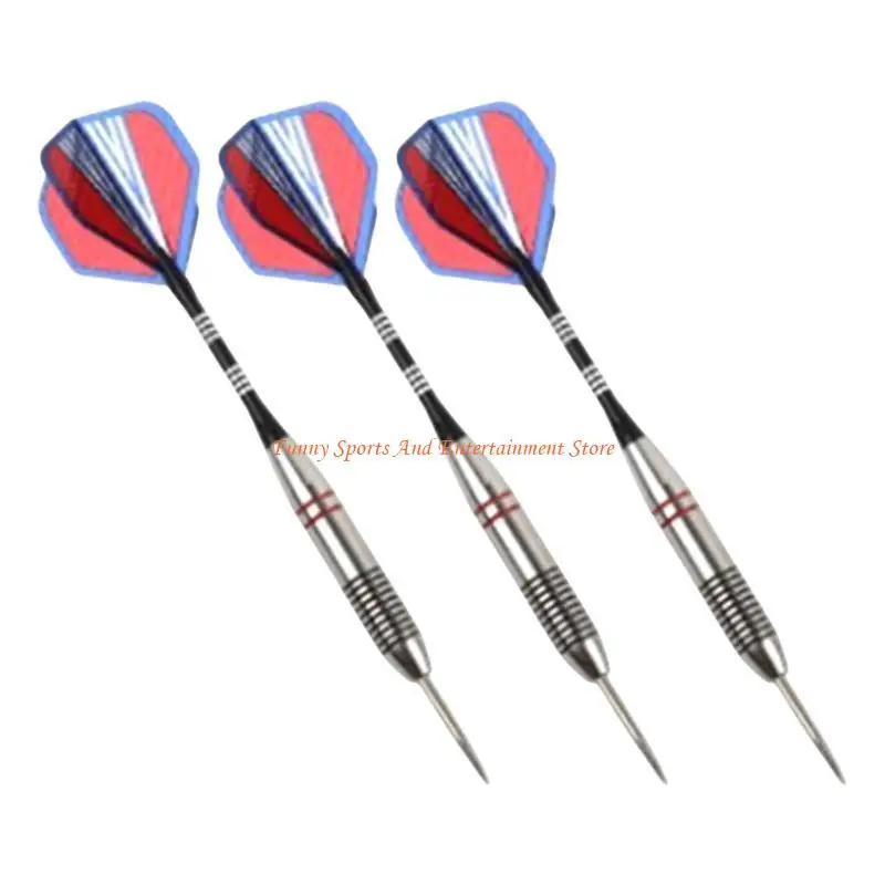 C4DE 3 Stück 24 g Dartpfeile mit Stahlspitze, Edelstahl-Dartnadel, Dart-Flights, einfach zu bedienen – Detail 9