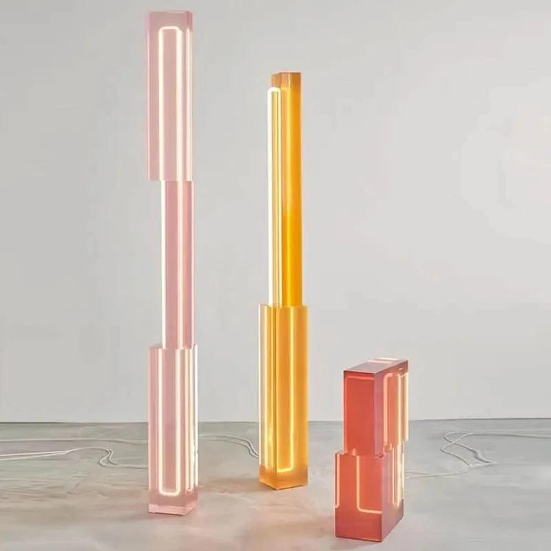 

Modern Design Shadow Floor Lamp Acrylic Simple Art Luminaires for Hotel Living Room Bedroom Decoration Led Corner Standing Light