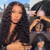 Upgraded V Part Wig Kinky Curly Wig Brazilian 32inch Natural Color Deep Wave Human Remy Hair For Women 4