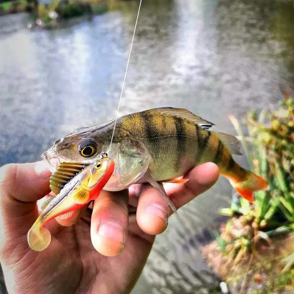 Silicone Wobbler Fishing Lure 6pcs 9g 12g 18g Sinking Soft Lure Jig Hook Gobius Swimbaits Bass Shad Perch Tackle