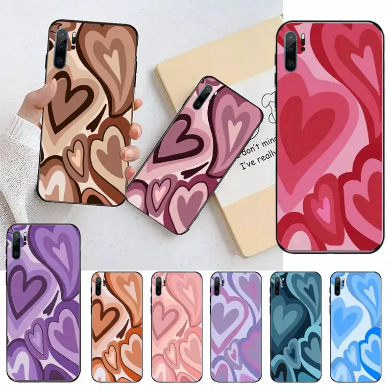 Custodia Per Telefono Love Coffee Circle Per Huawei Honor Mate 30 40 50 20 8 70 5 9 10 Pro P X I S Y Lite Nova